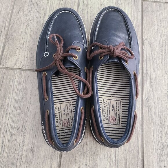 Nautica Men's Galley 2 Boat Shoes – Navy Size 9.5 - Picture 7 of 12